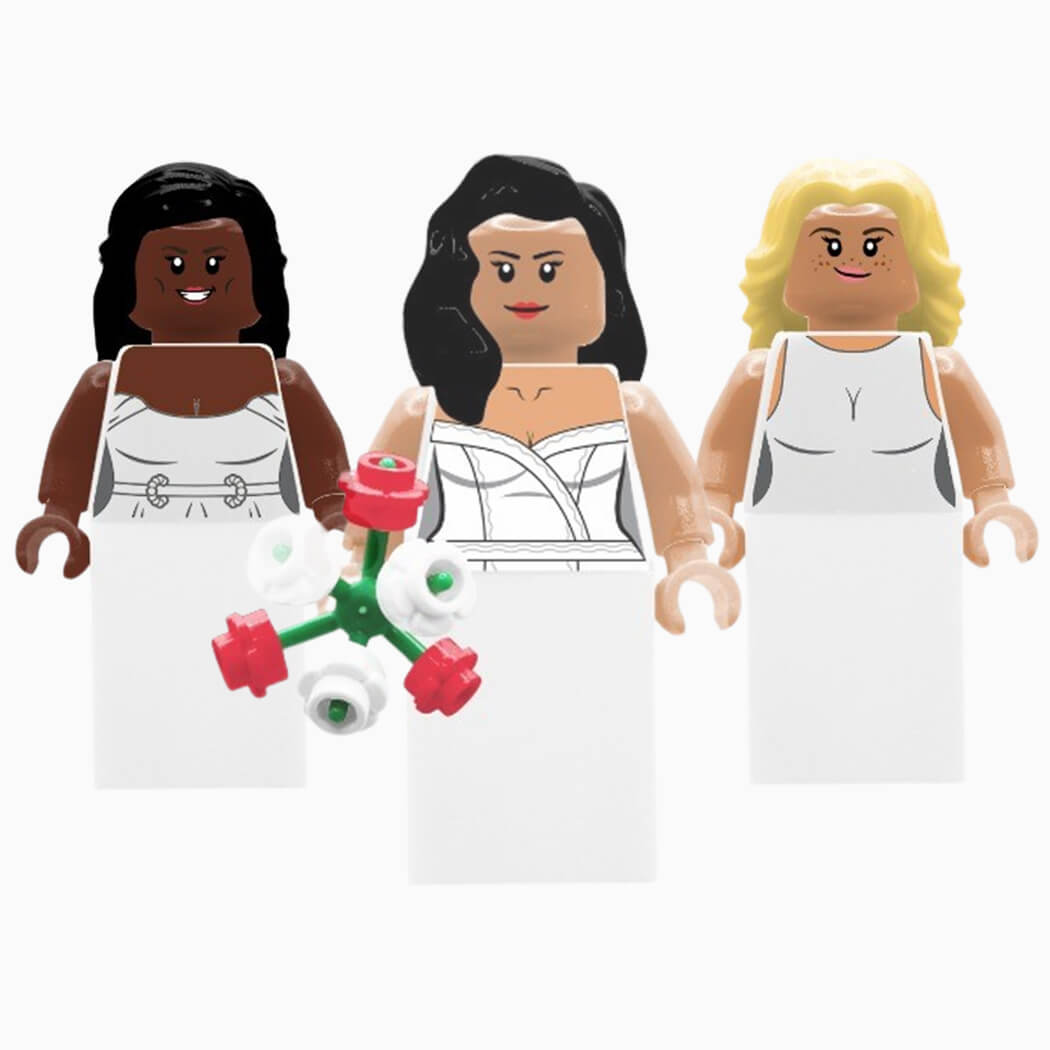 Personalised Lego Bride