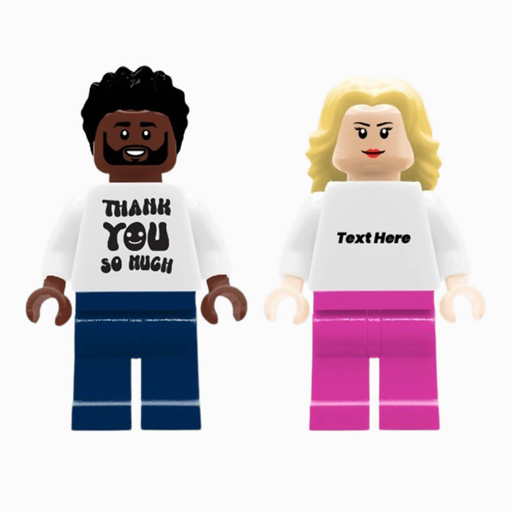 Personalised LEGO Message Character – Byron Bricks – byronbricks